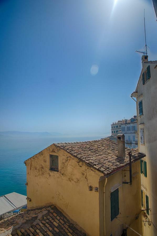 Serene Sea View Apartment In Corfu Old Town Extérieur photo