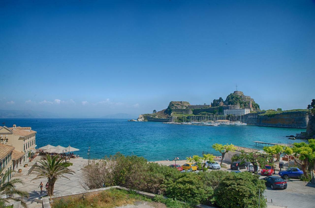 Serene Sea View Apartment In Corfu Old Town Extérieur photo